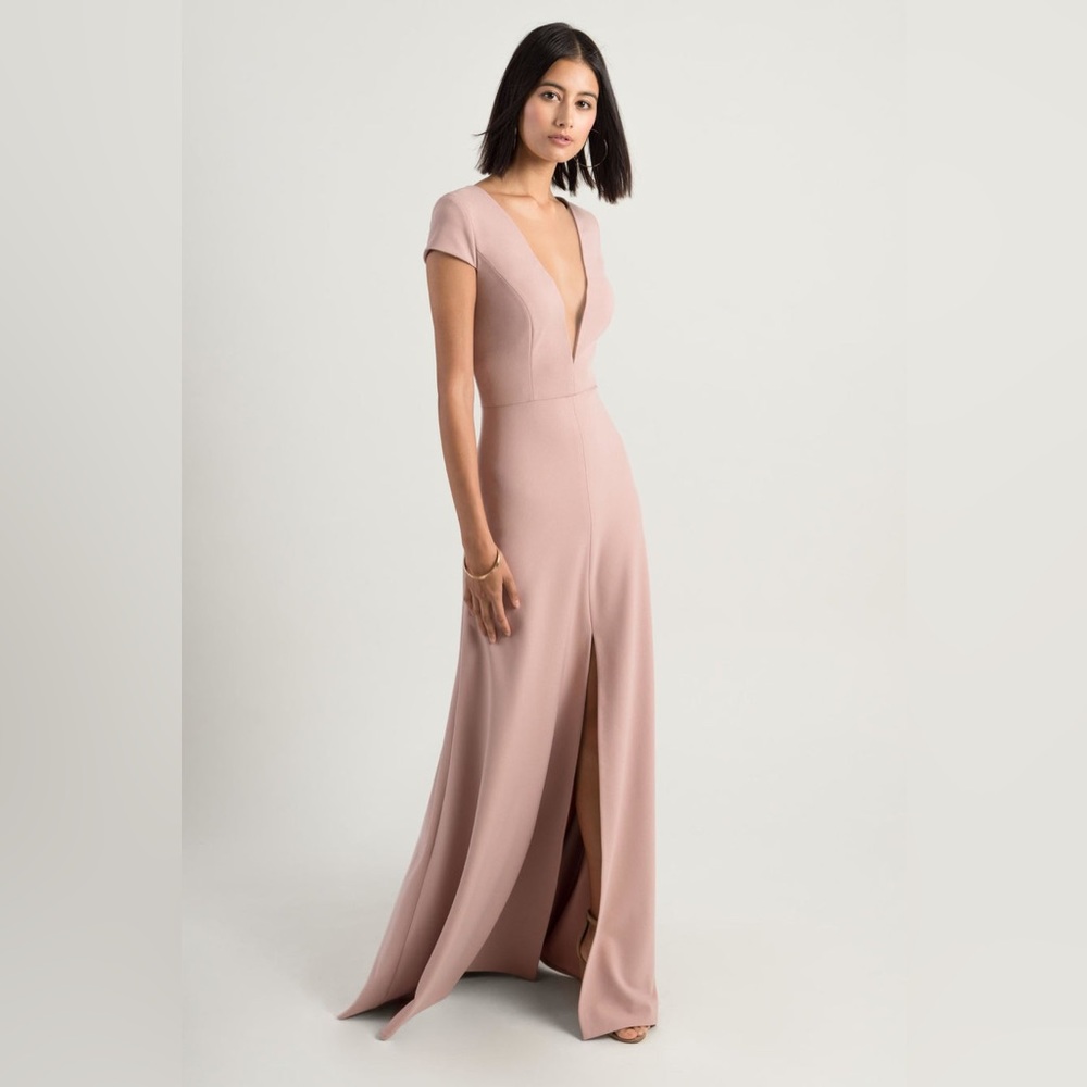 Jenny Yoo Cara Dress in Whipped Apricot Size 2